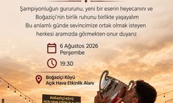 Boğaziçi'ndeki açılış ve kutlama etkinliği