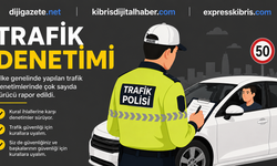 Trafik denetimlerinde 520 rapor, 48 araca trafikten men, 3 tutuklu: