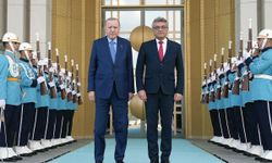 Cumhurbaşkanı Erhürman, TC Cumhurbaşkanı Erdoğan'la görüştü