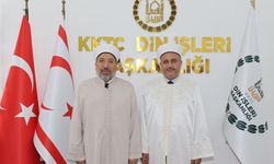 Türkiye Diyanet İşleri Başkanı Safi Arpaguş, Hakan Moral'ı ziyaret etti