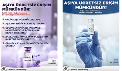 KTTB:"Aşı Herkesin Hakkı! Ücretsiz Olmalı"
