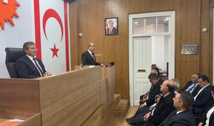 UBP Parti Meclisi'nden Tatar'ın Cumhurbaşkanlığı adaylığına destek kararı