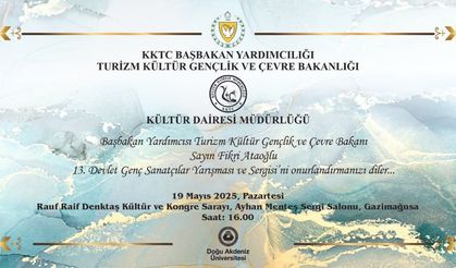 Devlet Genç Sanatçılar ödül töreni ve sergisi pazartesi