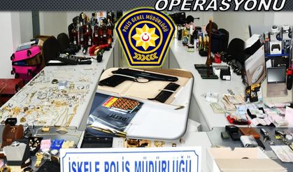 İskele'de polis operasyonu… Çalınan eşyalar tespit edildi, teşhis için çağrı yapıldı