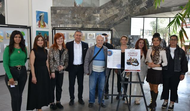 "Kusursuz Cinayet Karikatür Sergisi" açıldı
