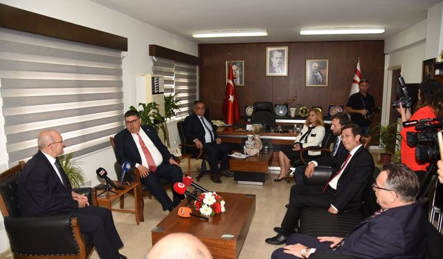Maliye Bakanı Berova, Türkiye Cumhuriyeti Hazine ve Maliye Bakanı Şimşek’i kabul etti