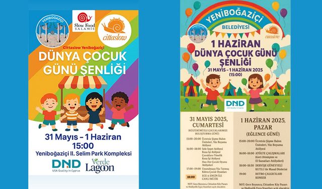 Yeniboğaziçi Belediyesi’nden “Dünya Çocuk Günü Şenliği”