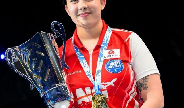 Avrupa Kadınlar Bilardo Şampiyonu Ghaffari yarın basınla bir araya gelecek