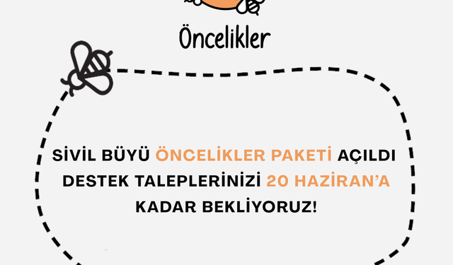 Sivil Büyü Öncelikler Paketi açıldı…