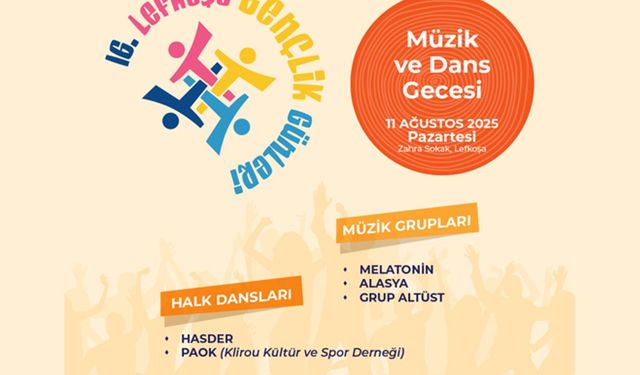 Zahra Sokak’ta bu akşam müzik ve dans gecesi yapılacak
