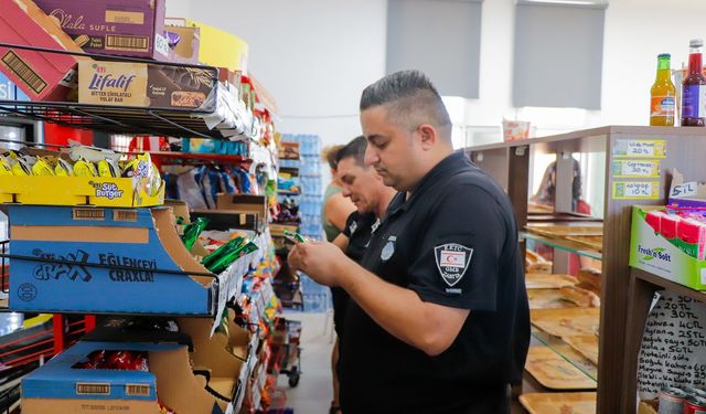 Gazimağusa Belediyesi okul kantinlerinde denetim yaptı