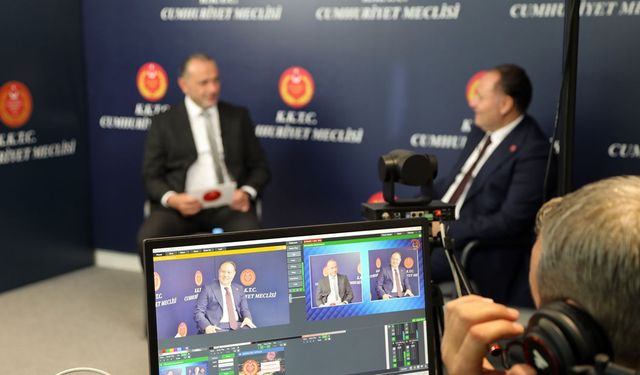 Cumhuriyet Meclisi'nin canlı yayın stüdyosu hizmete girdi