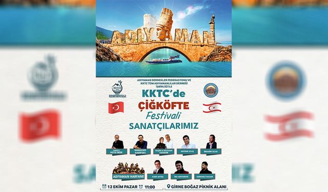 Girne Boğaz Piknik Alanı'nda 'Çiğköfte Festivali' düzenleniyor