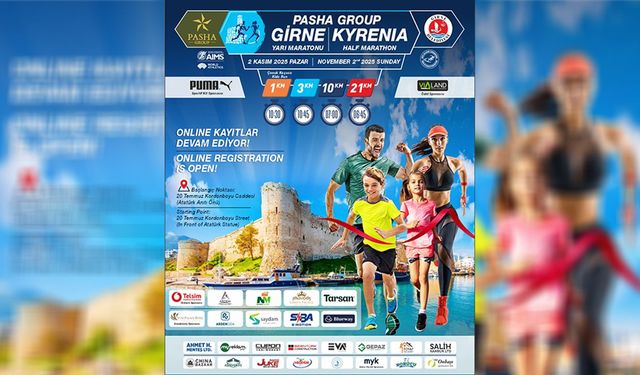 Girne'de pazar gün maraton ve baklava festivali var