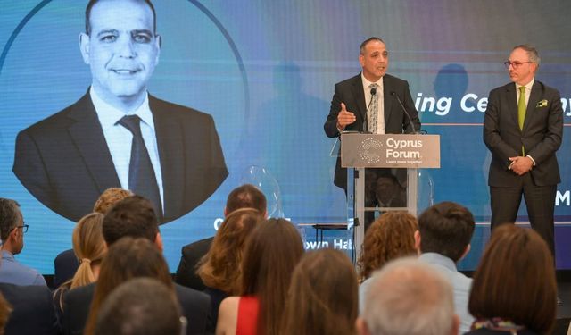 Harmancı, Cyprus Forum'da konuştu: 'Gazze'deki insanlık suçuna dur demek hepimizin görevi'
