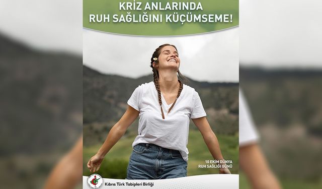 KTTB: 'KKTC'de ruh sağlığı hizmetlerine erişim, sınırlı insan gücü ve bölgesel eşitsizlikler nedeniyle yetersiz'