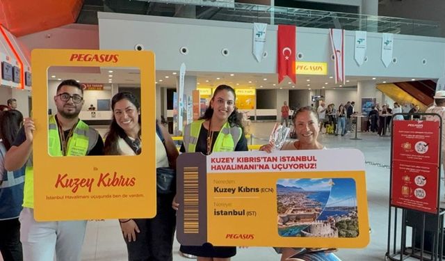 Pegasus, Ercan'dan İstanbul Havalimanı uçuşlarına başladı