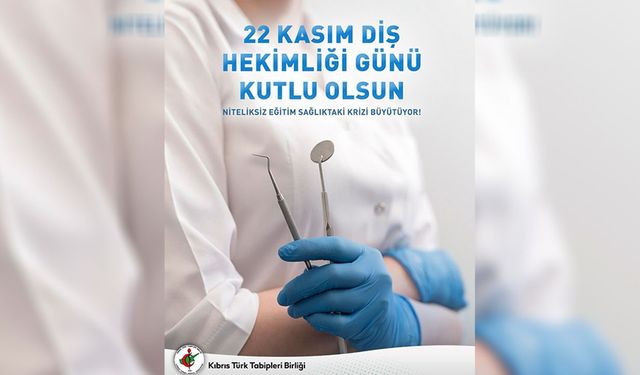 22 Kasım Diş Hekimliği Günü: Erçal: 'Sayısı her geçen gün artan tıp ve diş hekimliği fakülteleri sağlığı tehdit eden ci