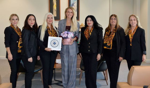 Cumhurbaşkanı Erhürman'ın eşi Nilden Bektaş Erhürman, girişimci kadınlarla görüştü