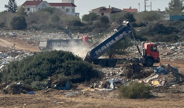 İskele'de moloz döken iki firmaya ceza