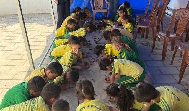 Mesarya Belediyesi Kültür Evi, 'Okul Müzede' etkinliğinde öğrencileri ağırladı