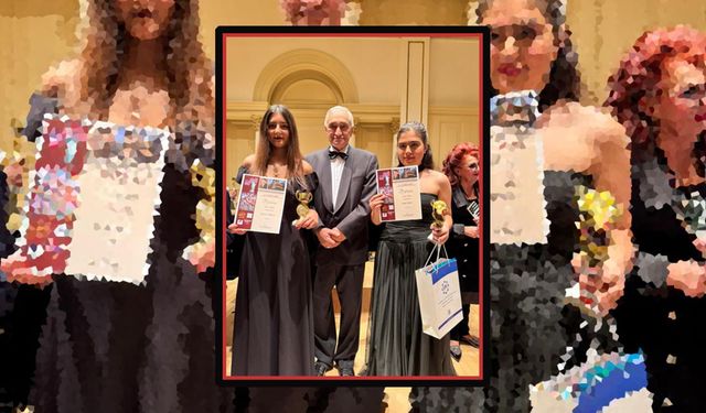 Piyanist Kasimov ile öğrencileri Bilen ve Akbatu'dan New York'ta başarı