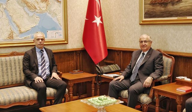 Yaşar Güler, Ankara Büyükelçisi Korukoğlu'nu kabul etti