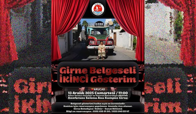 'Girne Belgeseli' ikinci kez izleyiciyle buluşuyor