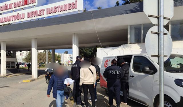 Lefkoşa'da ortak göç denetimi: Hastane bölgesinde 12 kaçak tespit edildi