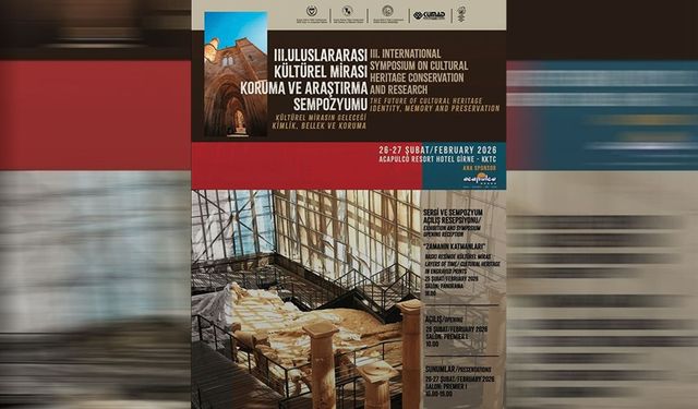 '3. Uluslararası Kültürel Mirası Koruma ve Araştırma Sempozyumu' 26-27 Şubat'ta yapılacak