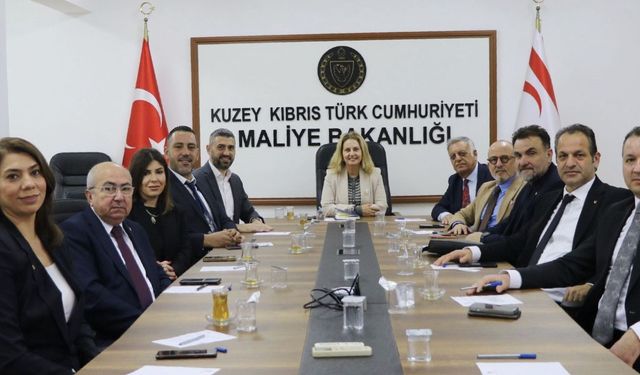 Hüdaverdi Türkiye ve KKTC sigorta sektörü temsilcilerini kabul etti