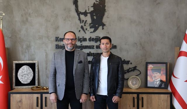 Sadıkoğlu, milli atlet Tazegül ile görüştü