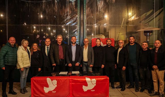 TDP Lefke İlçesi 9. Olağan Kongresi yapıldı:Karabetça yeniden başkan seçildi