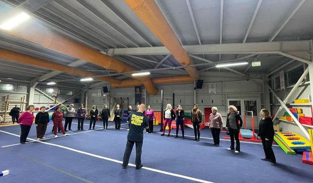 60 Yaş Üstü cimnastik kursları başladı