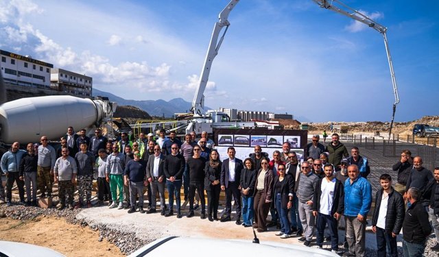 Çatalköy-Esentepe Belediyesi'nde yeni hizmet kompleksinin temeli atıldı