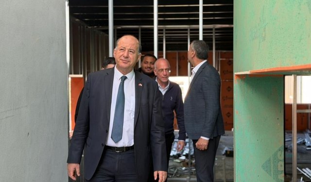 Dinçyürek, Devlet Laboratuvarı inşaatında inceleme yaptı