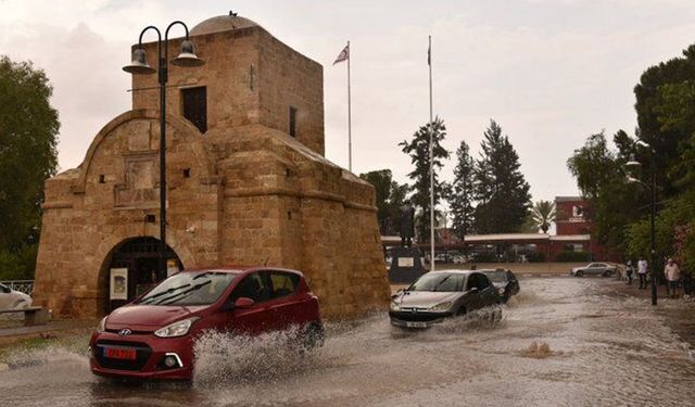 En fazla yağış Dipkarpaz'da kaydedildi