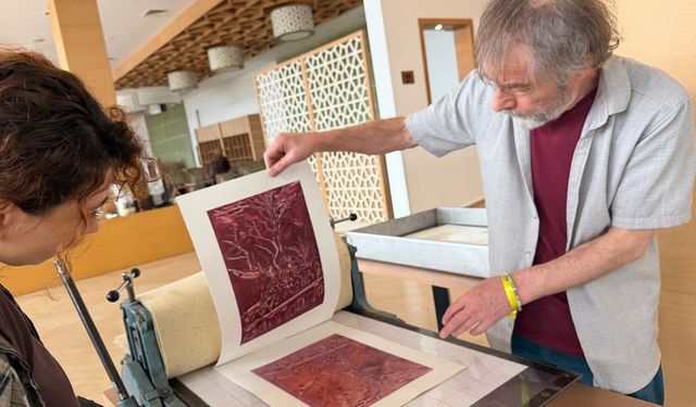 İZ / TRACE - Baskı Çalıştayı'nda hazırlanan eserler yarın sergilenecek