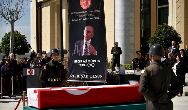 Recep Ali Gürler son yolculuğuna uğurlanıyor...Gürler için Cumhuriyet Meclisi'nde tören düzenlendi