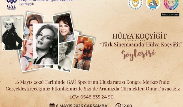 Hülya Koçyiğit, GAÜ'de söyleşiye katılacak