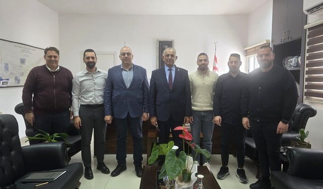 KTEMB heyeti Milli Eğitim Bakanı Nazım Çavuşoğlu'nu ziyaret etti