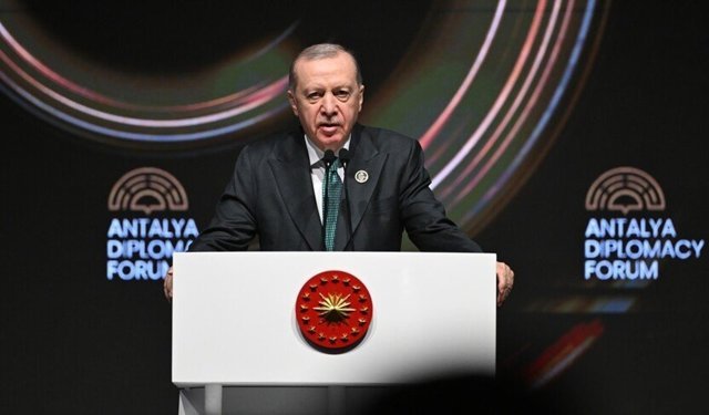 Türkiye Cumhurbaşkanı Erdoğan Antalya Diplomasi Forumu'un açılışında Kıbrıs'a da değindi