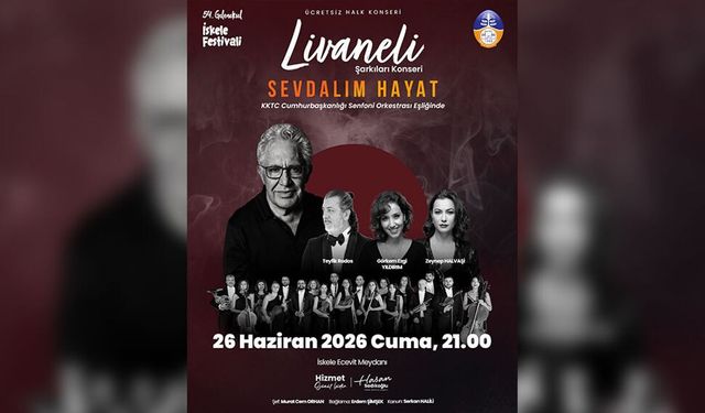 '54. Geleneksel İskele Festivali', Zülfü Livaneli konseriyle başlıyor