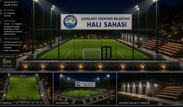 Esentepe'ye Yeni Halı Saha Müjdesi