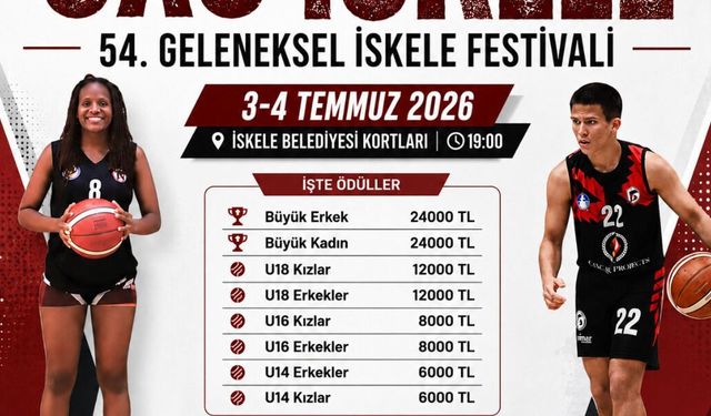 İskele'de soksk basketbol heyecanı