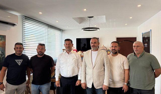 Kırok KKTC Avcılık Federasyonu heyetini kabul etti