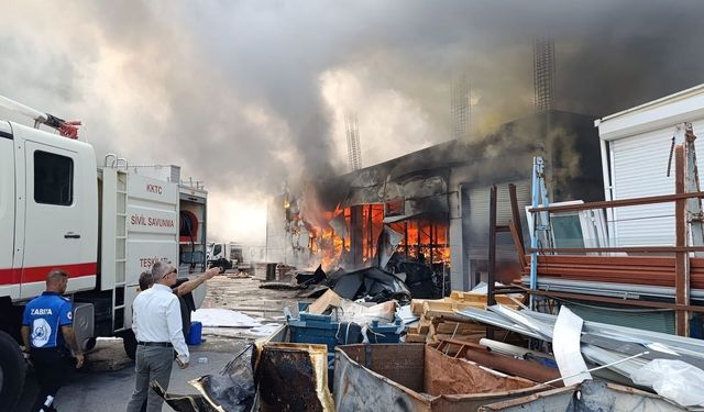 Alayköy Sanayi Bölgesi'nde yangın: Ekiplerin müdahalesi sürüyor