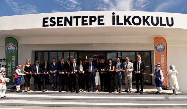 Esentepe İlkokulu yeni okul binası açıldı