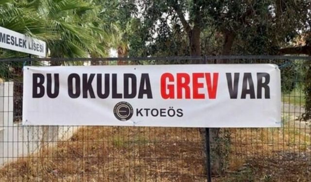 KTOEÖS'ten grev kararı: Güzelyurt ve Lefke'de bugün öğleden sonra ders yapılmayacak
