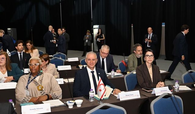 Taçoy, Antalya'daki IAF Uluslararası Bakanlar ve Parlamenterler Toplantısı'na katıldı